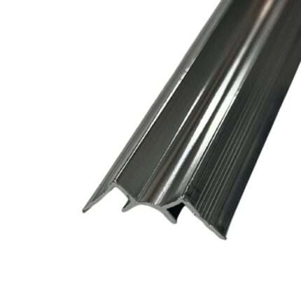 PERFIL ANGULO INTERNO  PARA PLACAS UV COLOR NEGRO X 2,5M