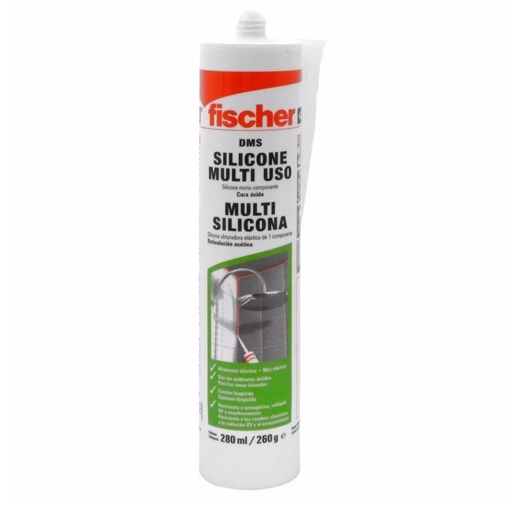 SILICONA-ACETICA-MULTIUSO-FISCHER-BLANCA-X-260-ML