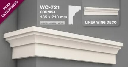MOLDURA EXTERIOR WING-DECO WC721 X 2m
