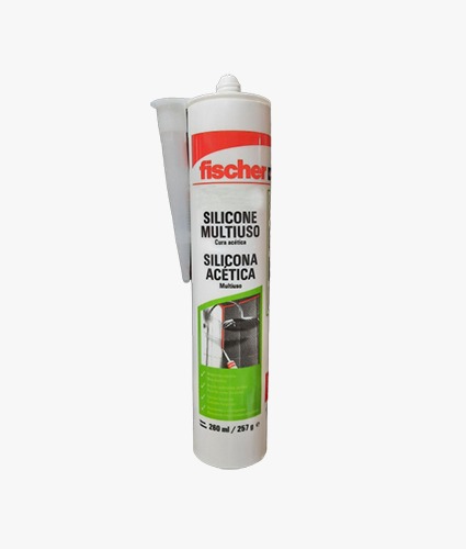 SILICONA ACETICA MULTIUSO FISCHER TRANSPARENTE X260